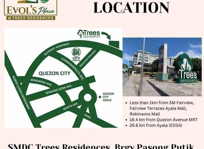 Trees Residences Staycation Evol's Place *